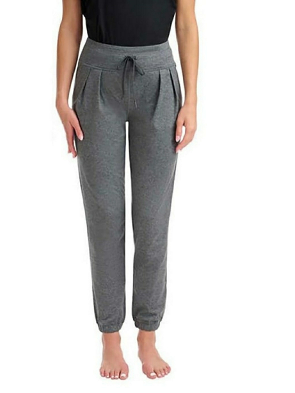 Lolë- Women's High Rise Lounge Pant - Gray M (Like New) 28" Inseam